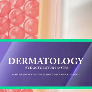 Product Cover of Dermatology Study Guide by Doctor Study Notes