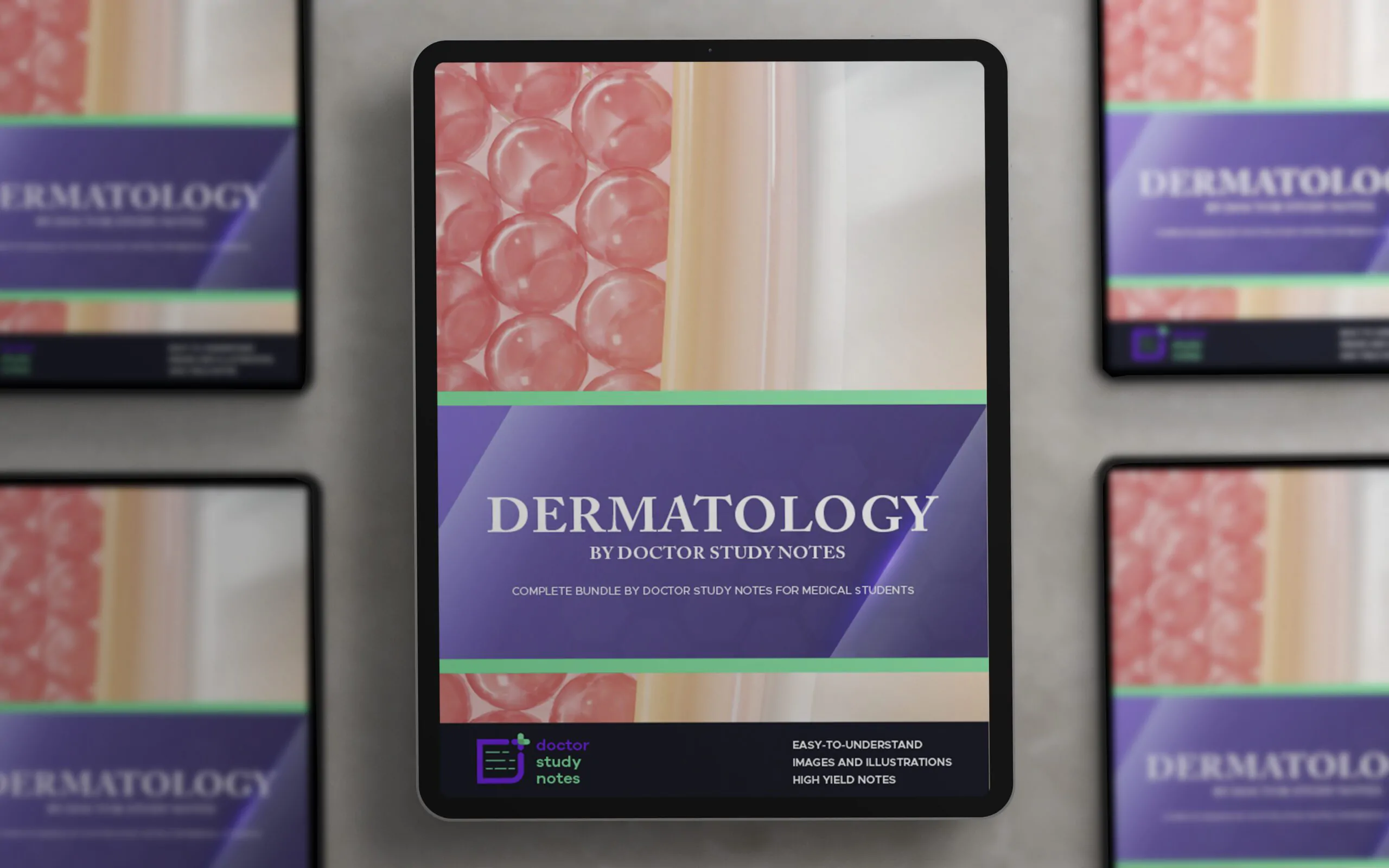 Dermatology Study Guide for Medical and Nursing Students - Doctor Study Notes - Image 2